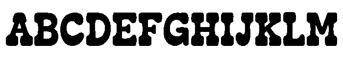 Rodeon Line Duo Font UPPERCASE