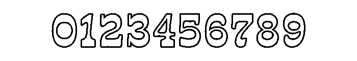 Rodeon Line Font OTHER CHARS