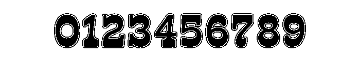 Rodeon Outline Duo Font OTHER CHARS