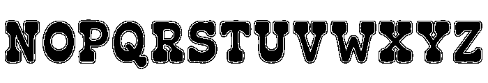 Rodeon Outline Duo Font UPPERCASE