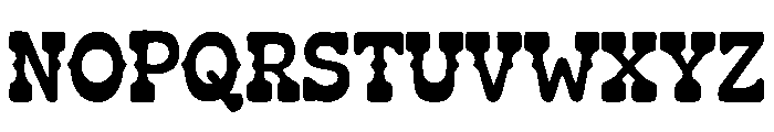 Rodeon Trail Font UPPERCASE