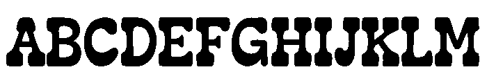 Rodeon Font UPPERCASE