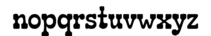 Rodeon Font LOWERCASE