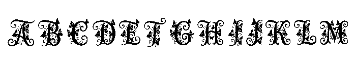 Rodney Regular Font UPPERCASE