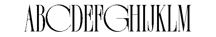 Roesent Serif Regular Font UPPERCASE