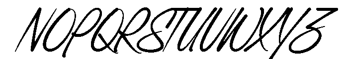 RoesentScript-Regular Font UPPERCASE