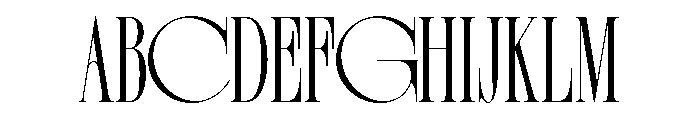 RoesentSerif-Regular Font UPPERCASE