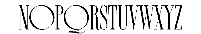 RoesentSerif-Regular Font LOWERCASE