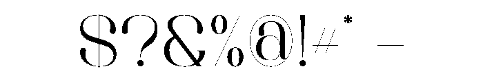 Roeska Font OTHER CHARS