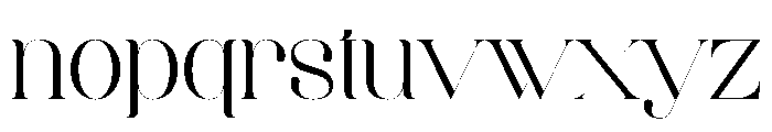 Roeska Font LOWERCASE