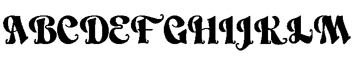 Roestan Font UPPERCASE