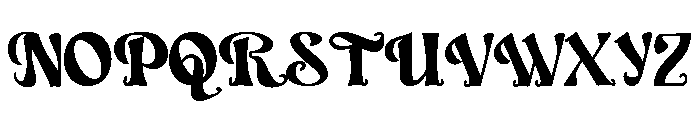 Roestan Font UPPERCASE