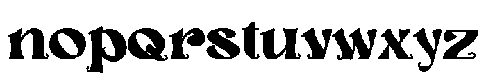Roestan Font LOWERCASE
