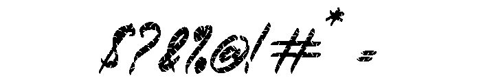 Rofami  Shitusy Font OTHER CHARS