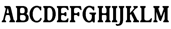 Rofina Serif Font UPPERCASE