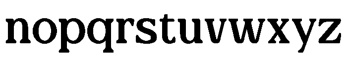 Rofina Serif Font LOWERCASE