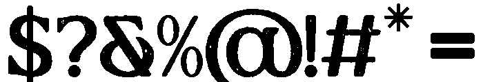 Rofina Stamp Font OTHER CHARS