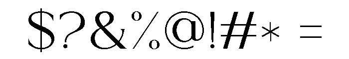 Rogatte Font OTHER CHARS