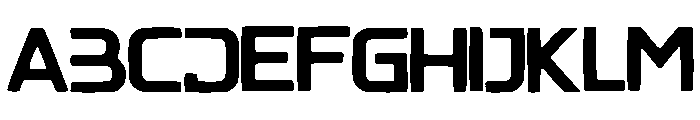 Roger_Tech Font UPPERCASE