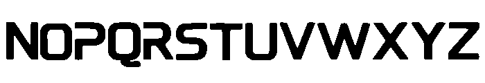 Roger_Tech Font LOWERCASE