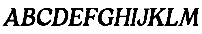 Rogesta Meadow Italic Italic Font UPPERCASE