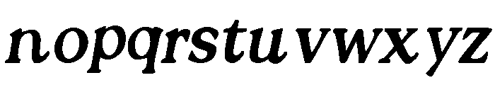 Rogesta Meadow Italic Italic Font LOWERCASE
