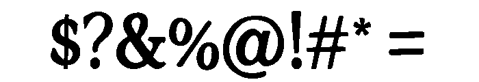 Rogesta Meadow Regular Font OTHER CHARS