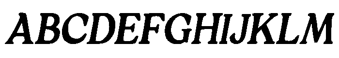 RogestaMeadowItalic-Italic Font UPPERCASE