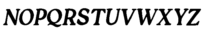 RogestaMeadowItalic-Italic Font UPPERCASE
