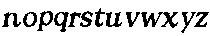RogestaMeadowItalic-Italic Font LOWERCASE