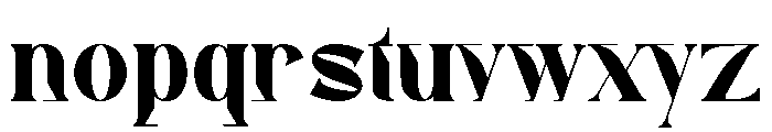 Rogfleis Font LOWERCASE