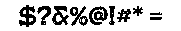 Roghen-Regular Font OTHER CHARS