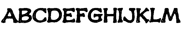 Roghen-Regular Font UPPERCASE
