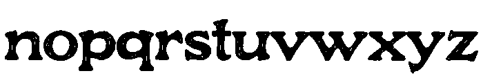 Roghen-Regular Font LOWERCASE