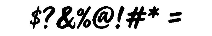 Rogue Ink Regular Font OTHER CHARS