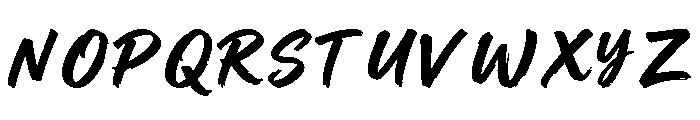 Rogue Ink Regular Font UPPERCASE