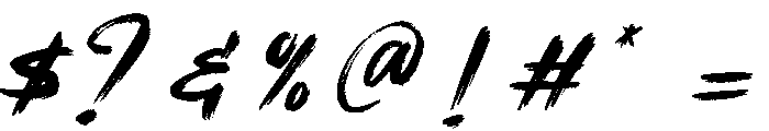 Rogue Streak Font OTHER CHARS