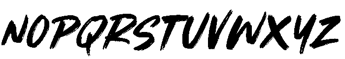 Rogue Streak Font UPPERCASE