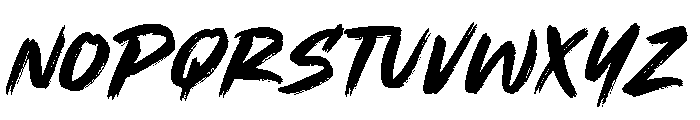 Rogue Streak Font LOWERCASE
