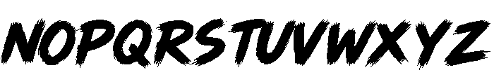 Rogue gang Brush Font UPPERCASE