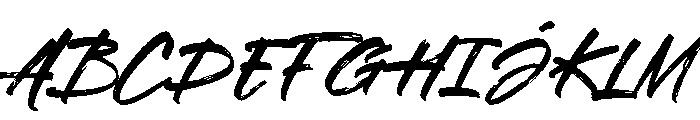 Roguex Brush Font UPPERCASE