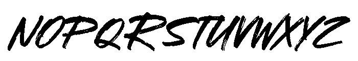 Roguex Brush Font UPPERCASE