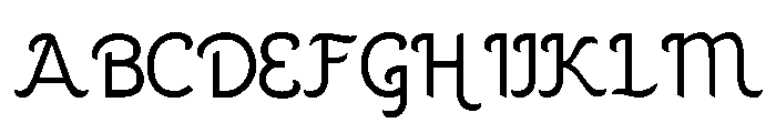 Rohanna Regular Font UPPERCASE