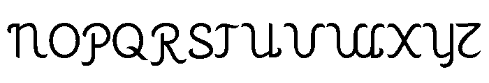 Rohanna Regular Font UPPERCASE