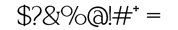 Rohelise Regular Font OTHER CHARS