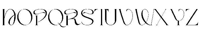 Roise Glamour Font UPPERCASE