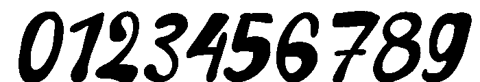 Rokam Letter Italic Font OTHER CHARS