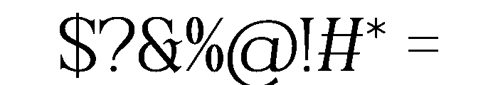 Rokena Regular Font OTHER CHARS