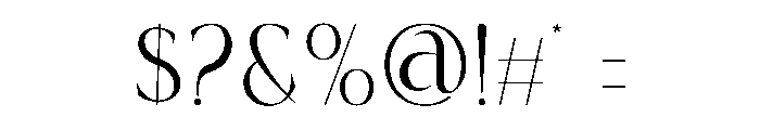Rokina Font OTHER CHARS