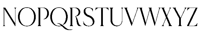 Rokina Font UPPERCASE